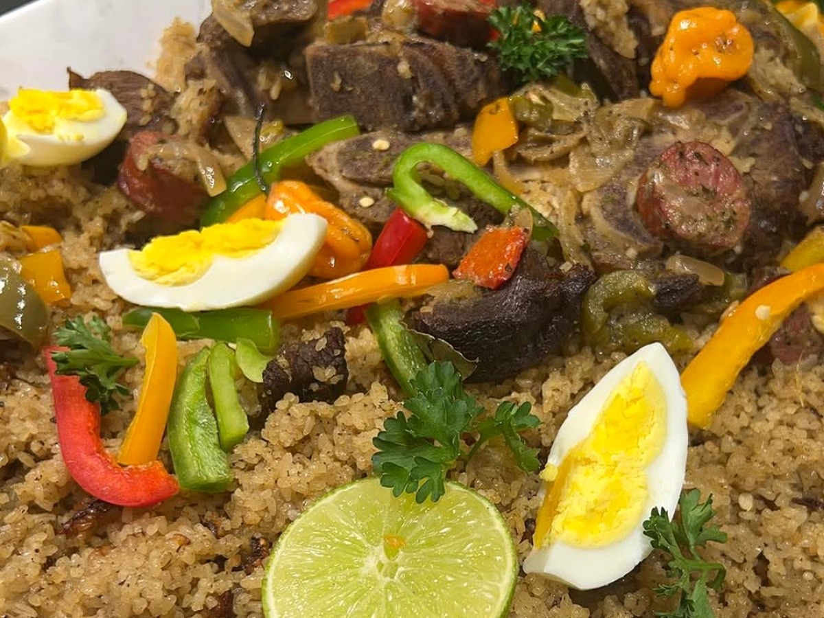 Buffet traiteur africain : couscous camerounais garni